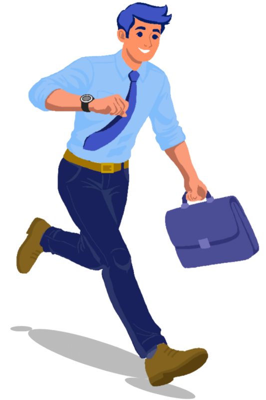 Running character